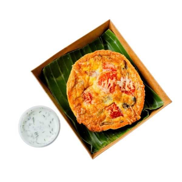 Gluten free Mushroom & Veggie Quiche