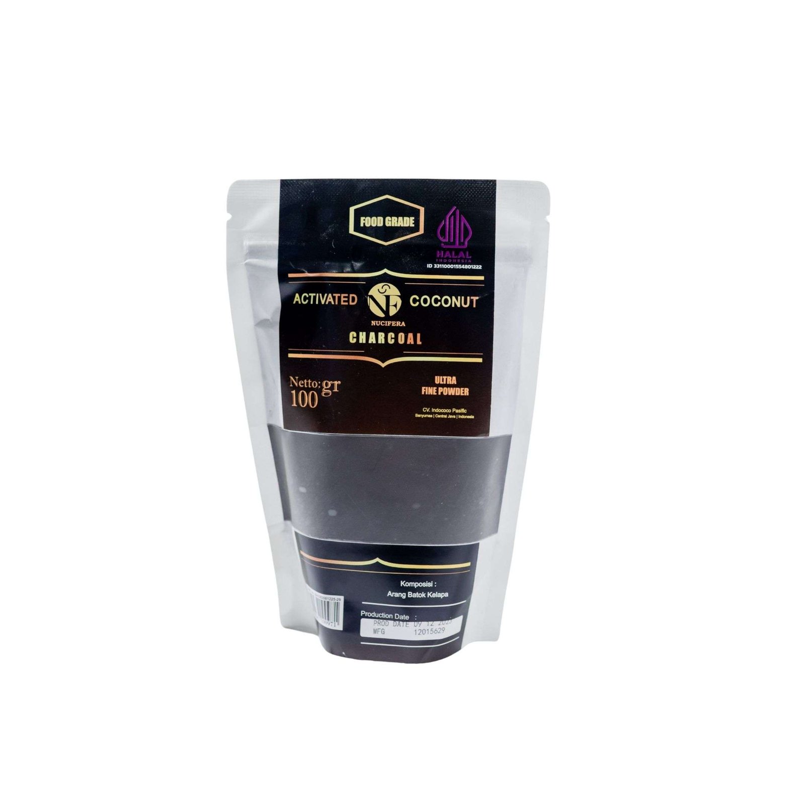 5012_352-1.jpg Nucifera Activated Charcoal 100Gr - Image 1