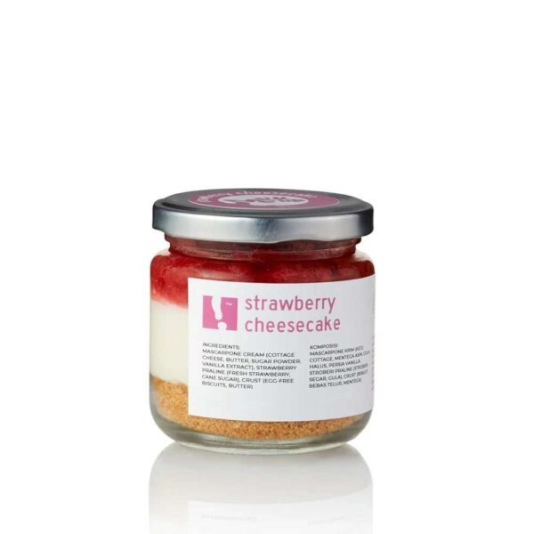 Milk Up Cheese Cake Jar Strawberry 210gr