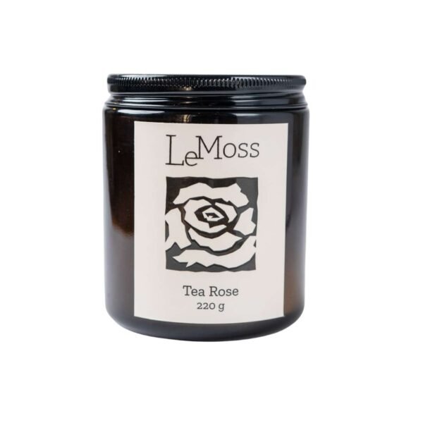 Le Moss Natural Candle Tea Rose 220gr