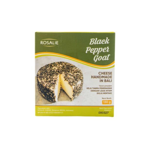 Rosalie Black Pepper Goat Cheese 130gr