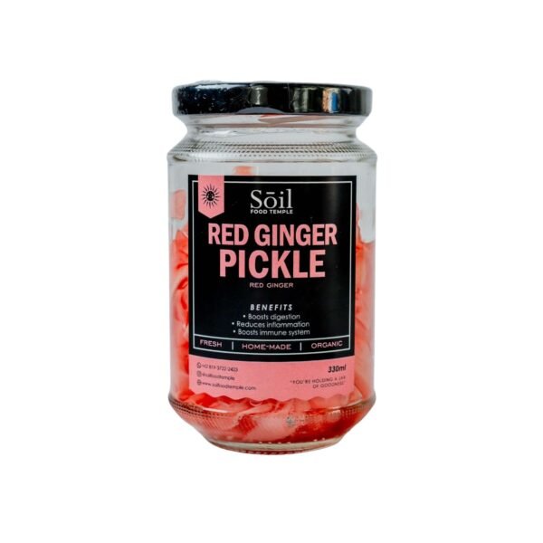 Soil Temple Red Ginger Pickle 330ml