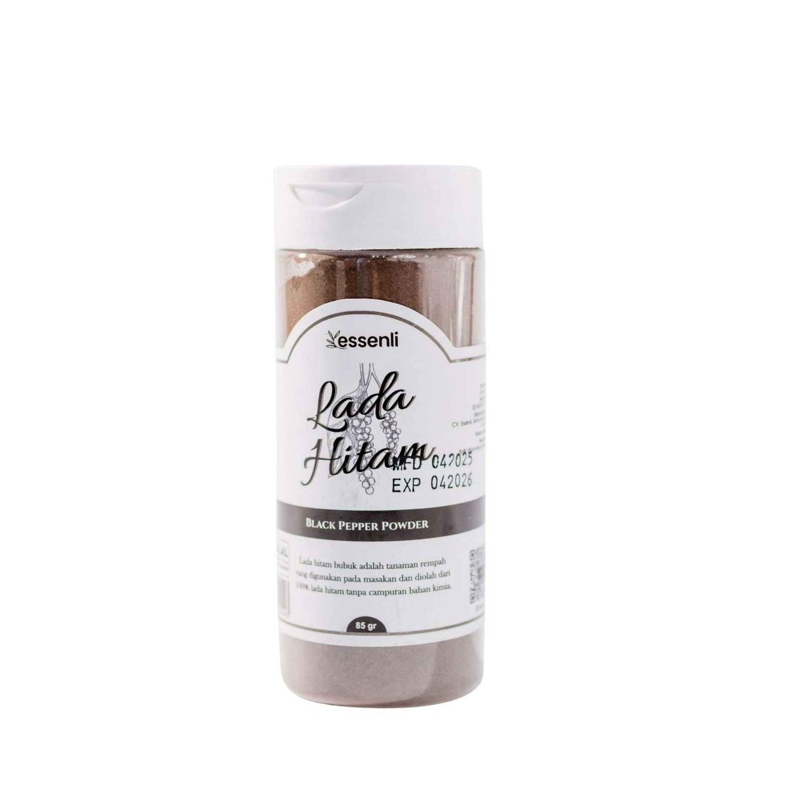 5012_167-1.jpg Essenli Lada Hitam Jar 85Gr - Image 1