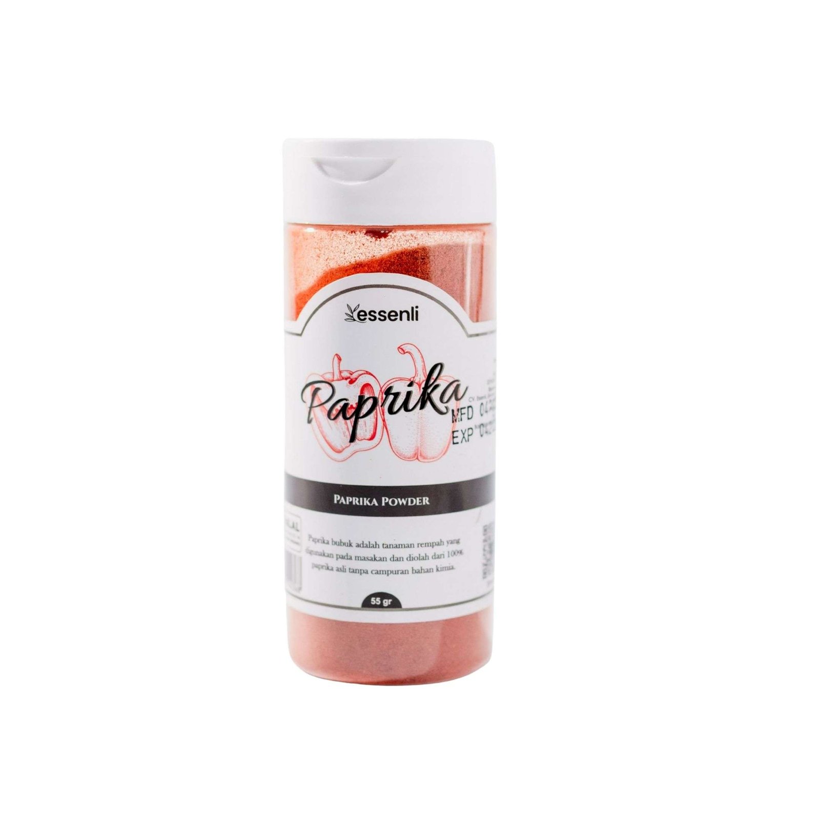 5012_172-1.jpg Essenli Paprika Bubuk Jar 55Gr - Image 1