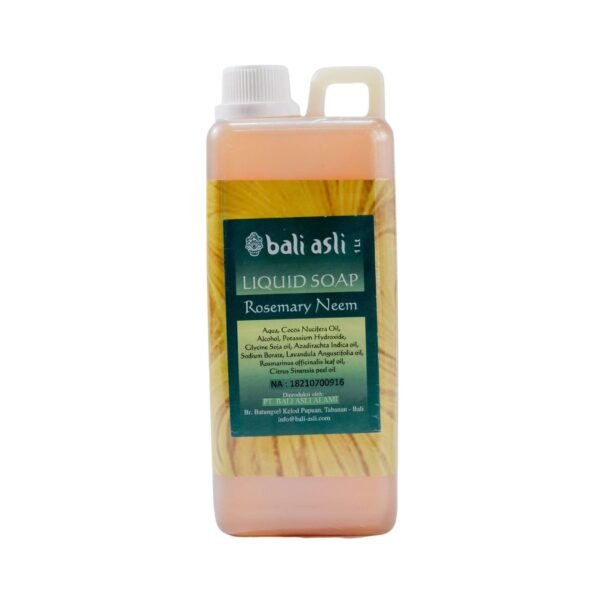 Liquid Natural Soap Rosemary Neem 1Lt