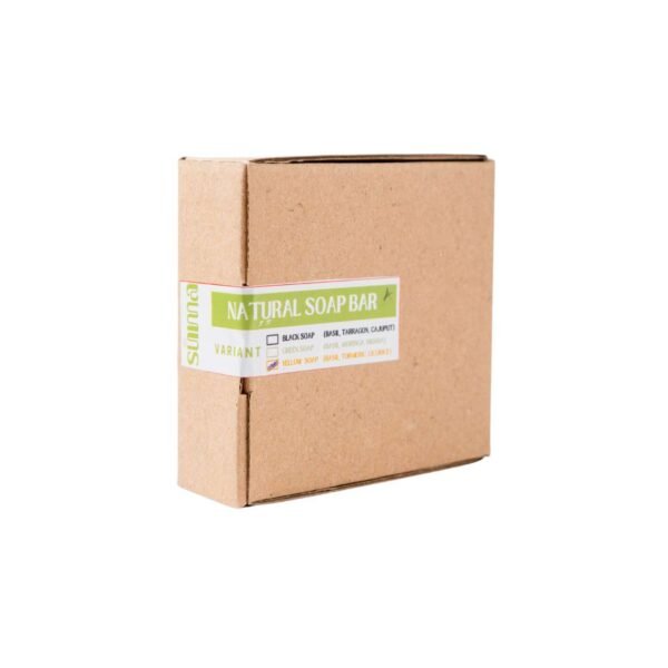 Suma Natural Soap Bar Yelow (basil,  turmeric ,licorice)