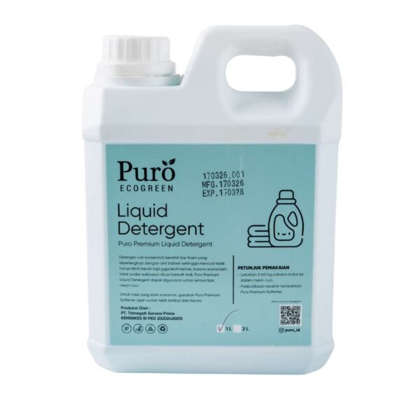 Puro Ecogreen Liquid Detergent 1L