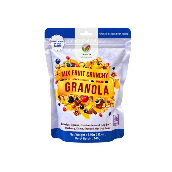 Mixed Fruit Crunchy Granola Francis 340gr