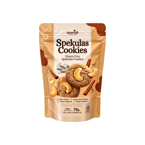 Spekulas Cookies Gluten Free Nourish 70gr